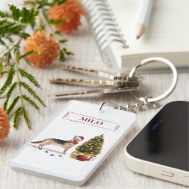 ドイツのおもしろい牧羊犬 キーホルダー