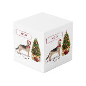 ドイツのおもしろい牧羊犬 フォトキューブ (正面アングル)