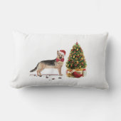 ドイツのおもしろい牧羊犬 ランバークッション (正面)