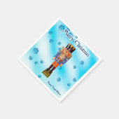 ドイツのくるみ割り – Merry Christmas スタンダードカクテルナプキン (角)