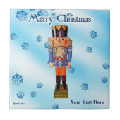 ドイツのくるみ割り – Merry Christmas タイル (正面)