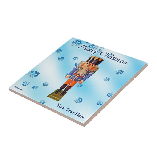 ドイツのくるみ割り – Merry Christmas タイル (側面)