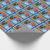 ドイツのすごい羊飼い – 犬の英雄！ ラッピングペーパー (角)