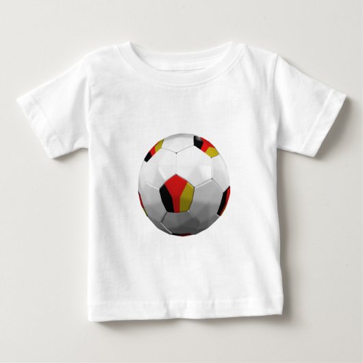 ドイツのための球 ベビーTシャツ (正面)