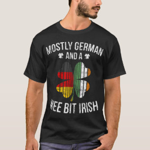ドイツのちっぽけなビットアイルランドのおもしろいなドイツパトリック Tシャツ