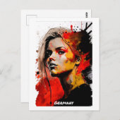 ドイツのはがき – ワールドオブウィメンズコレクション ポストカード (正面/裏面)