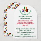 ドイツのアイリッシュアメリカンシャームロックファミリー懇親会 招待状 (正面/裏面)