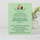 ドイツのアイルランドUSAシャムロックサンパトリックの日パーティー 招待状 (スタンド正面)