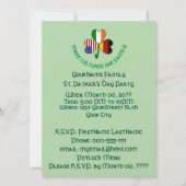 ドイツのアイルランドUSAシャムロックサンパトリックの日パーティー 招待状 (正面)