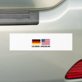 ドイツのアメリカ人 バンパーステッカー (車上)