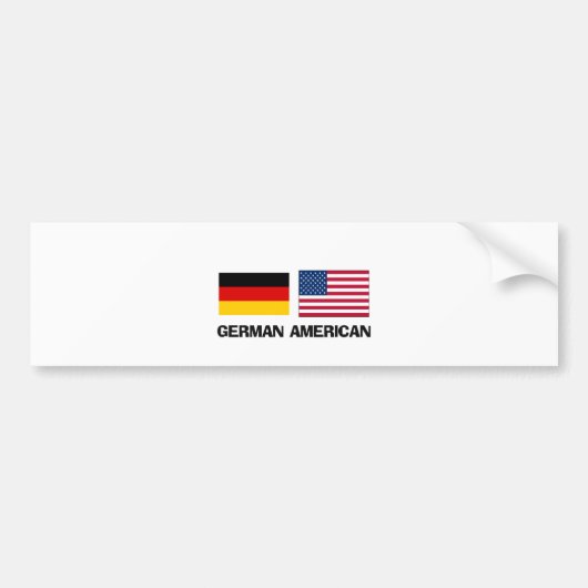 ドイツのアメリカ人 バンパーステッカー (正面)