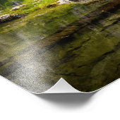 ドイツのアルプスのオブエルシー湖のボートハウス フォトプリント (角)