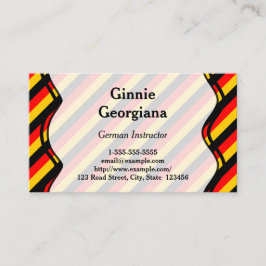 ドイツのインストラクターの名刺 名刺