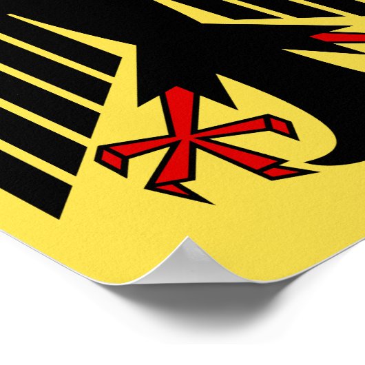 ドイツのイーグルエンブレムポスター ポスター (角)