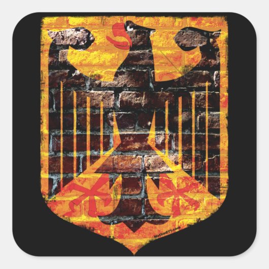 ドイツのイーグルクレストシール スクエアシール (正面)