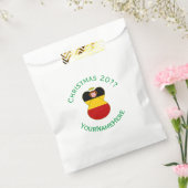 ドイツのエンジェルクリスマスパーソナライズされた国旗 フェイバーバッグ (封をした状態)