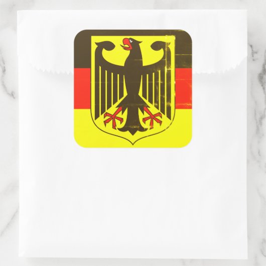 ドイツのエンブレムスクエアのシール スクエアシール (バッグ)