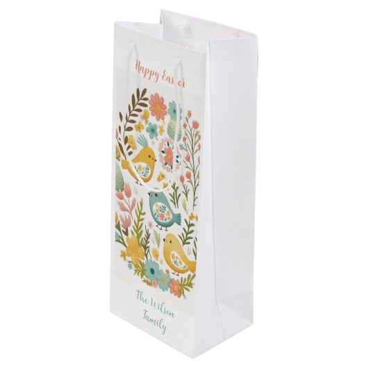 🐣ドイツのオスターディライトワイン🌸抱き枕 ワインギフトバッグ (正面アングル)