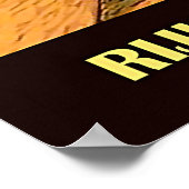 ドイツのオートバーン帝国道路。 ポスター (角)