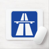 ドイツのオートバーン記号 マウスパッド (マウス)