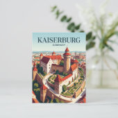ドイツのカイザーブルク ポストカード (スタンド正面)