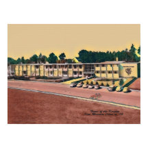 ドイツのカールスルーエ・アメリカン高校のポスター