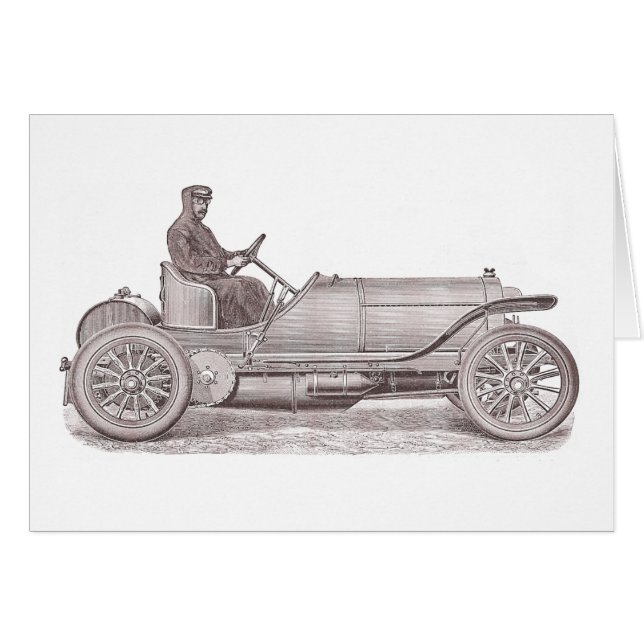 ドイツのクラシックな車メルセデスカミーユJenatzy (正面横)