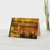 ドイツのクリスマスの市場、マンチェスターの甘い停止 シーズンカード (正面)