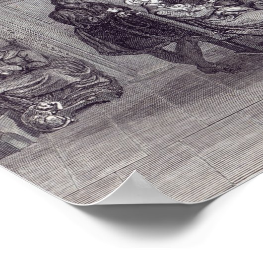 ドイツのクリスマスイブ ポスター (角)