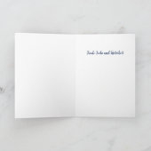 ドイツのクリスマスウィンターフォレスト野鳥海軍 シーズンカード (内部)