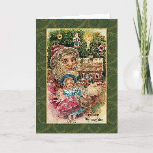 ドイツのクリスマスカード シーズンカード (正面)