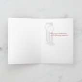 ドイツのクリスマスカード、ステンドグラス、神聖な家族 シーズンカード (内部)