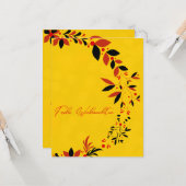 ドイツのクリスマスグリーティングカード カード (正面/裏面インサイチュ)