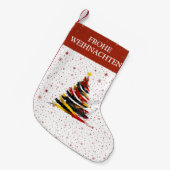 ドイツのクリスマスストッキング スモールクリスマスストッキング (正面 (吊り時))