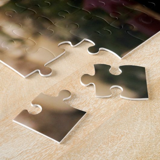 ドイツのクリスマスマーケットオーナメント ジグソーパズル (側面)