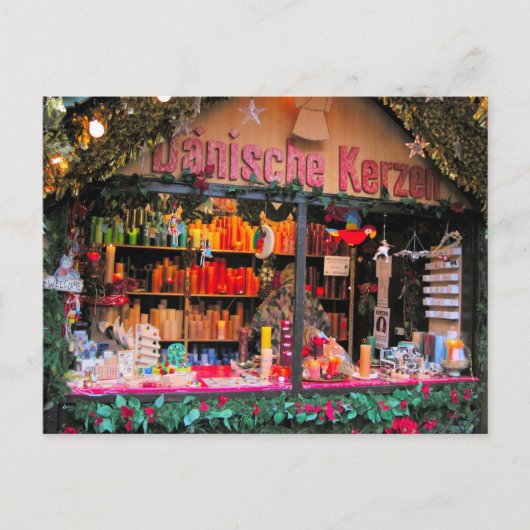 ドイツのクリスマスロカラフルンドル シーズンポストカード (正面)