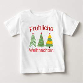 ドイツのクリスマス休暇ドイツの母からドイツ ベビーTシャツ