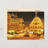 ドイツのクリスマス市場 シーズンポストカード (正面/裏面)