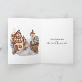 ドイツのクリスマス旧市街 シーズンカード (内部)