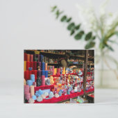 ドイツのクリスマス、キャンドルがクリスマスを照らす シーズンポストカード (スタンド正面)