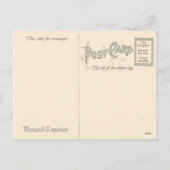 ドイツのクリスマス、キャンドルがクリスマスを照らす シーズンポストカード (裏面)