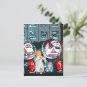 ドイツのクリスマス、ハイデルベルグのクリスマスマーケット シーズンポストカード (スタンド正面)