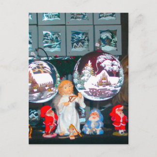 ドイツのクリスマス、ハイデルベルグのクリスマスマーケット シーズンポストカード