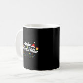 ドイツのクリスマス・フロヘ・ワイヒナテン コーヒーマグカップ (正面左)