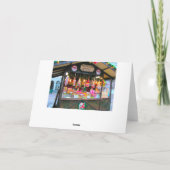 ドイツのクリスマス、ポップコーンおよびキャンデー シーズンカード (裏面)