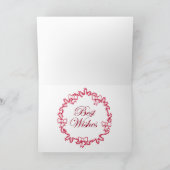 ドイツのクリスマス、ポップコーンおよびキャンデー シーズンカード (内部)