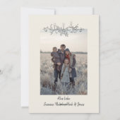 ドイツのクリスマス | Fröhliche Weihnachten 写真 シーズンカード (裏面)