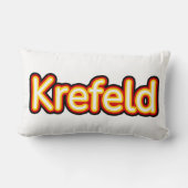 ドイツのクールフェルド ランバークッション (裏面)