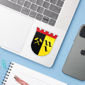 ドイツのグラートベックの紋章 シール (ノートパソコンとiPhone)