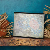 ドイツのケルスフェルド・ルジュルスブルクの17世紀の地図 フォトプラーク (側面)